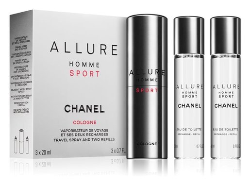 Chanel Allure Homme Sport Eau De Toilette For Men Travel Spray