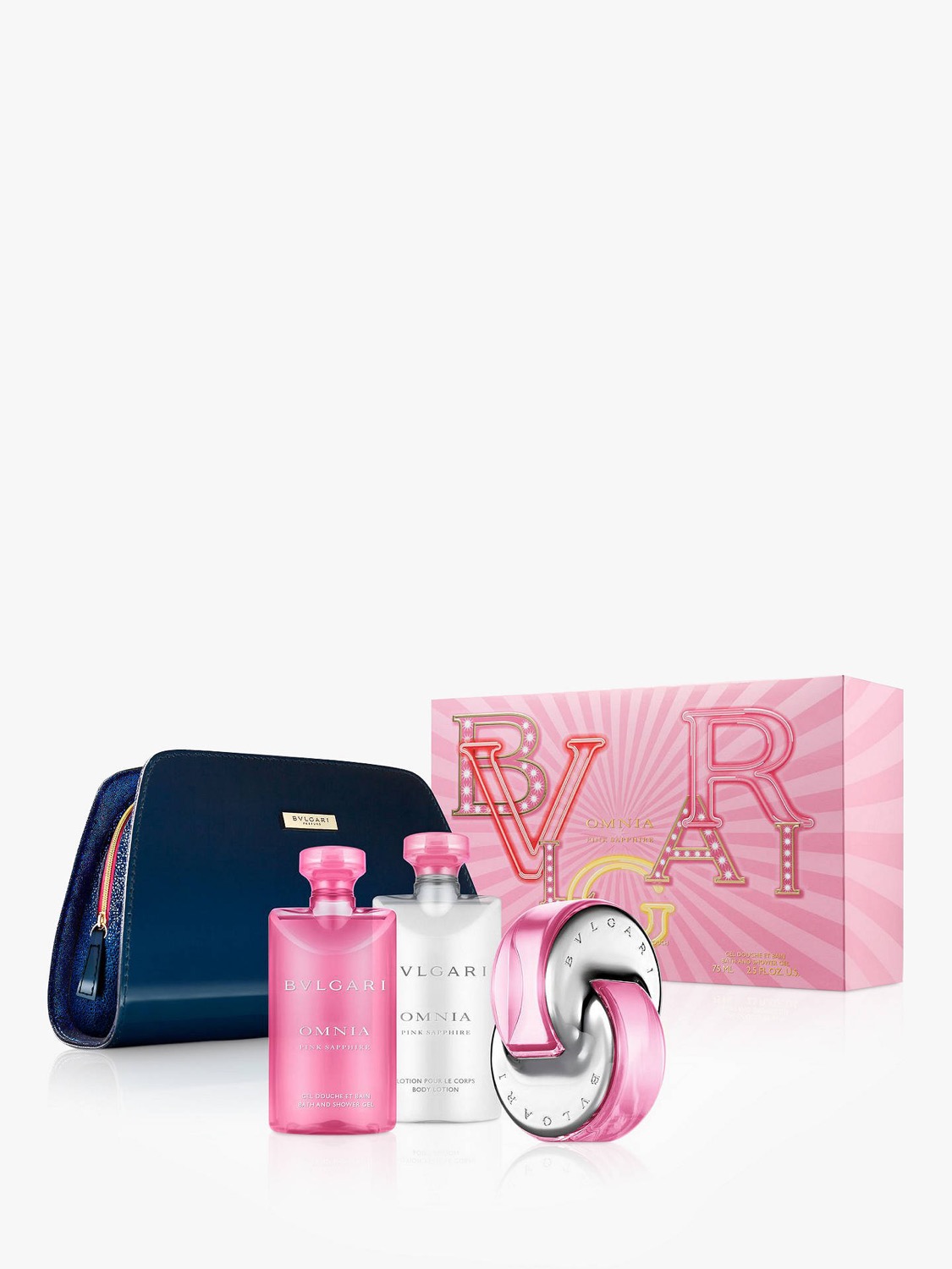 BVLGARI Omnia Pink Sapphire 4Pc Gift Set