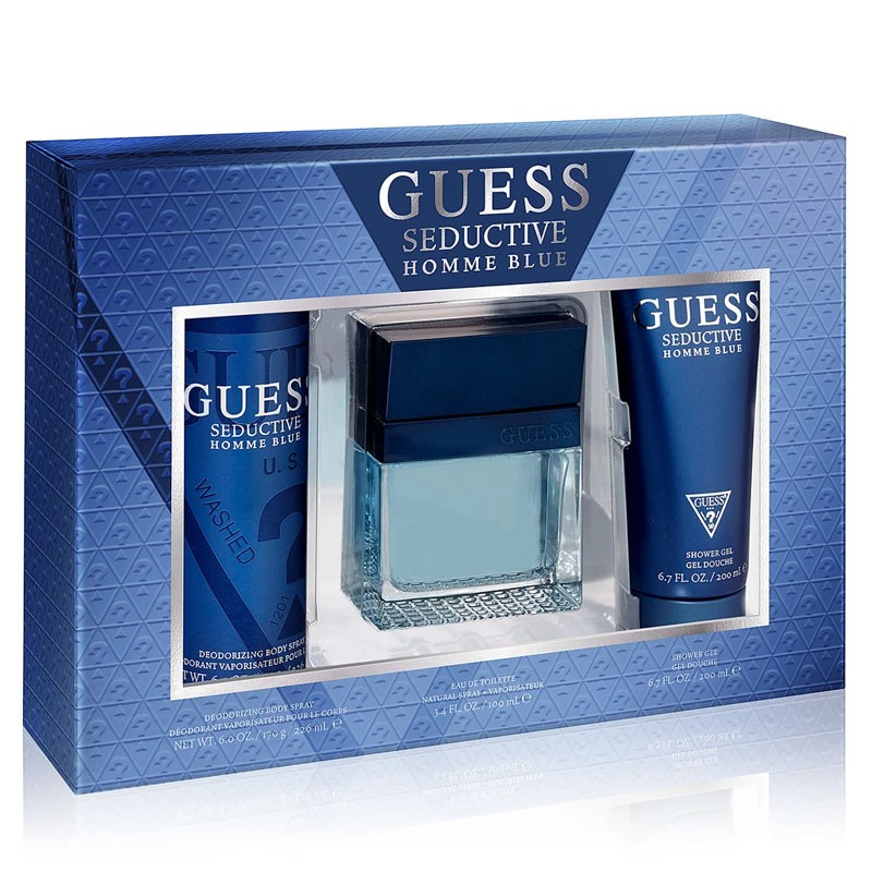 Guess Seductive Blue 3Pc Gift Set