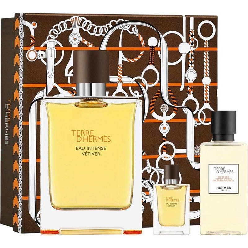 Hermes Terre D'Hermes Eau Intense Vetiver 3Pc Set