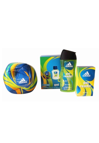 Adidas Get Ready EDT 50mL + Shower Gel 250mL + Mini Ball - Image 2