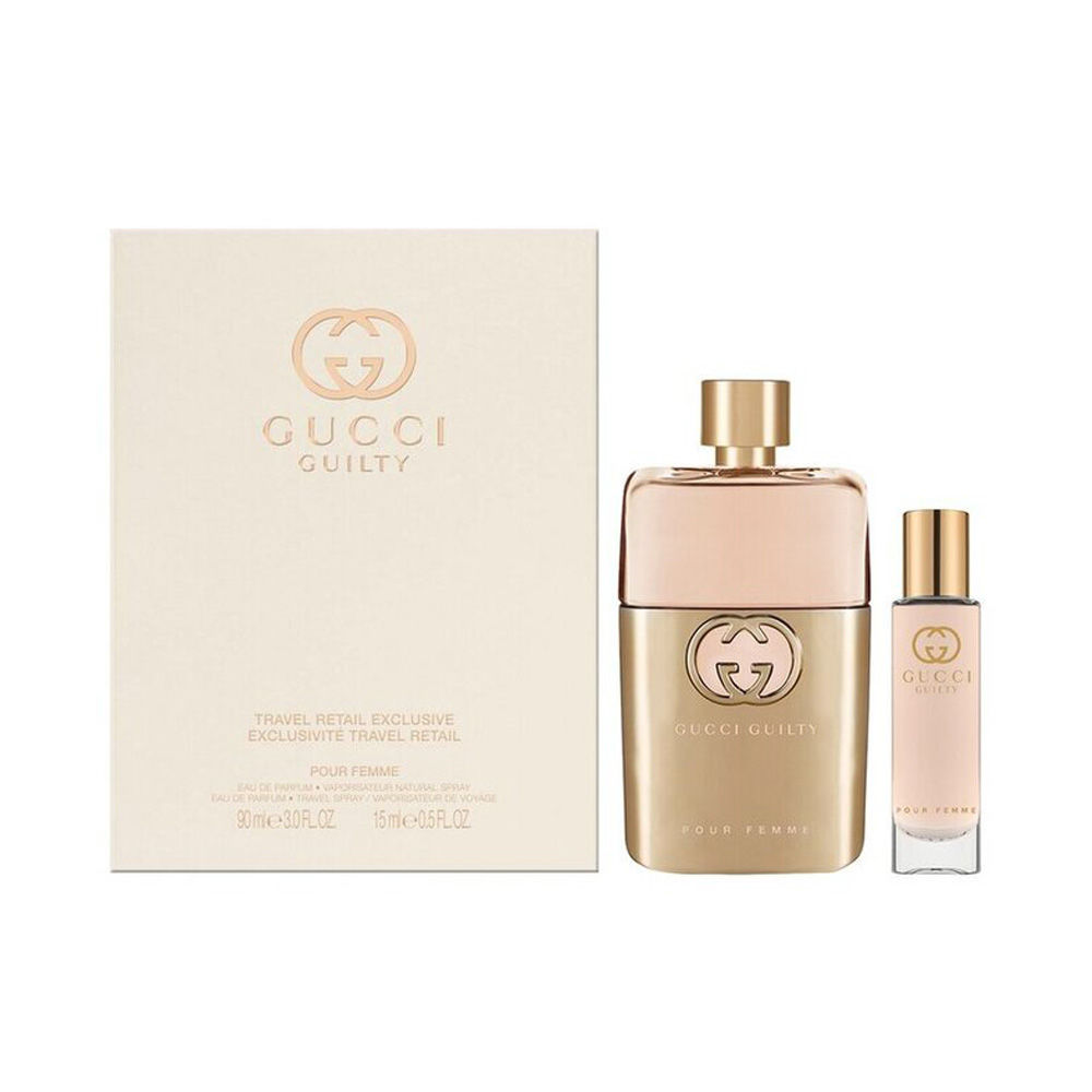 Gucci Guilty Pour Femme EDP 90mL + EDP 15mL Perfumes Fragrances Gift Sets Perfume Station