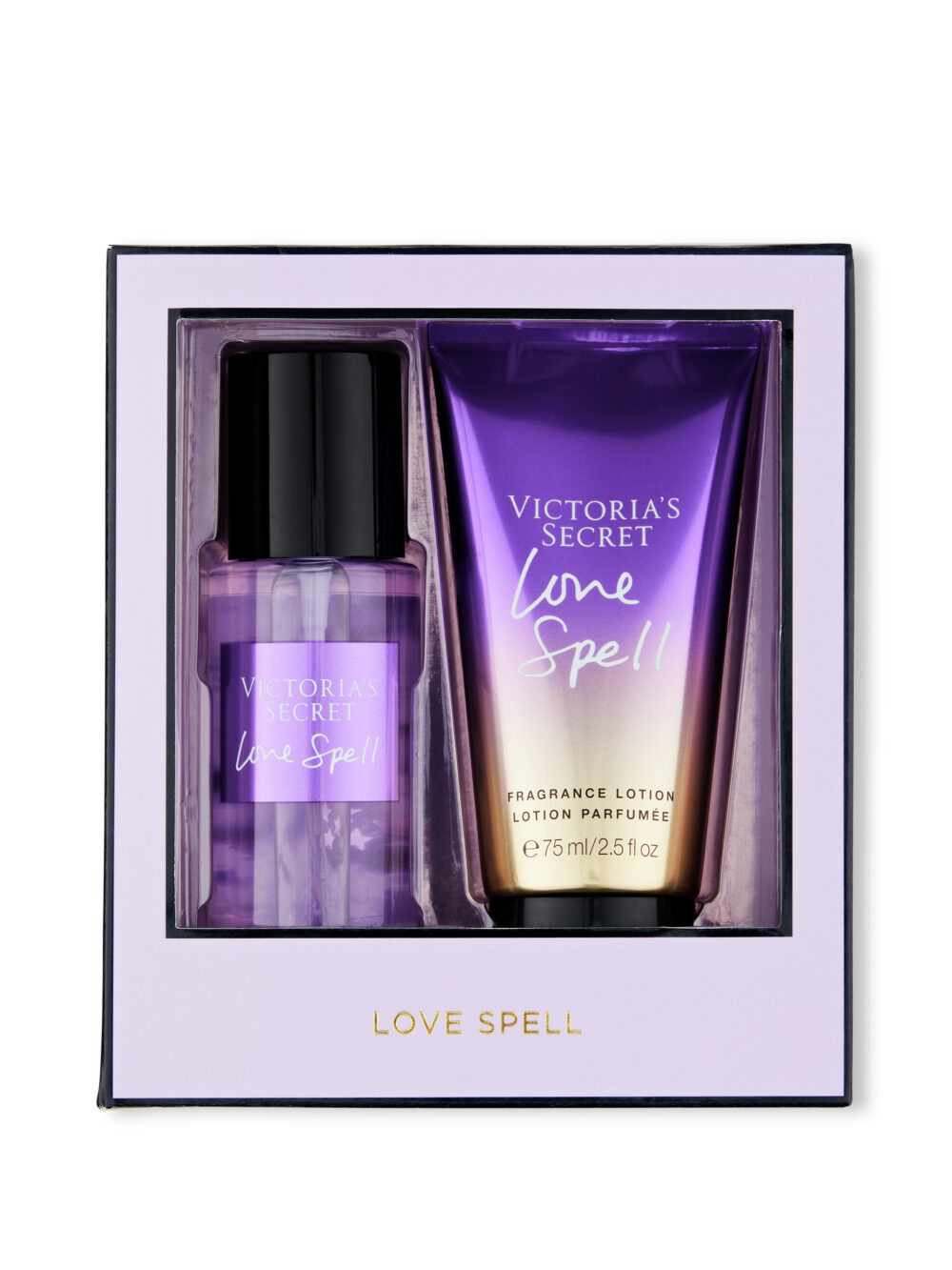 Victoria Secret Love Spell Body Mist 75mL + Body Lotion 75mL
