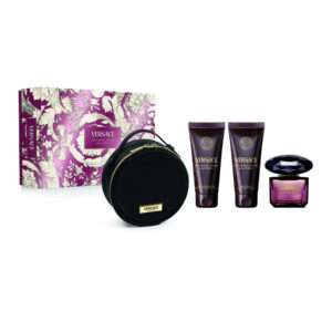 Versace Crystal Noir EDP 4Pc Luxury Set
