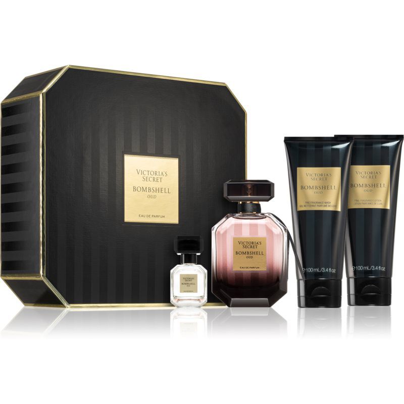 Victoria's Secret Bombshell Oud EDP 4Pc Luxury Set Perfumes